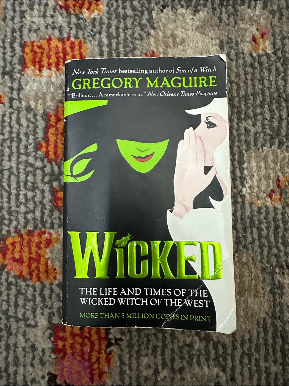 Wicked — Black and Green Paperback Novel